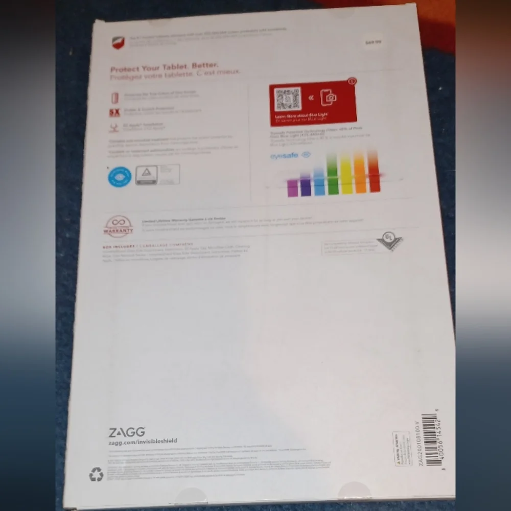 NIB Glass Elite VisionGuard Screen Protector for Samsung Galaxy Tab S7 FE 5G -